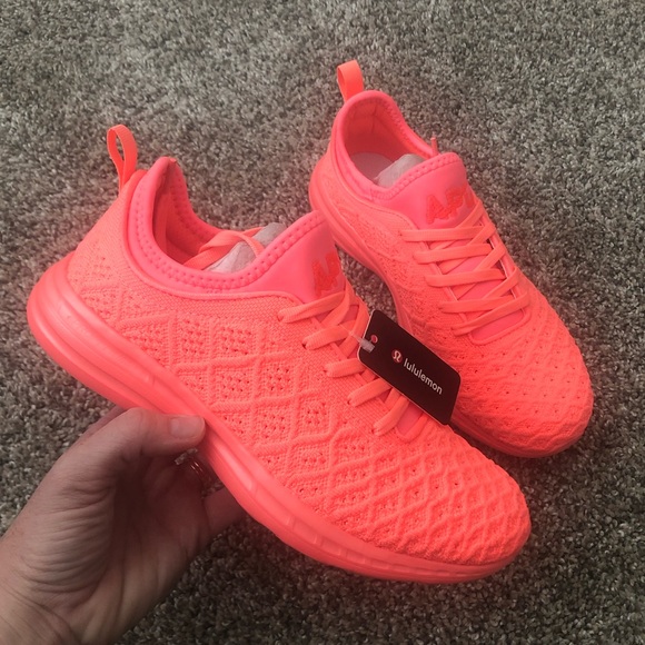 lululemon athletica Shoes - NWT APL lululemon techloom phantom neon orange